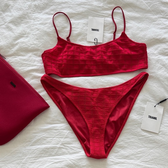 Triangl Pasha Maia red size XL BNWT - Picture 1 of 6
